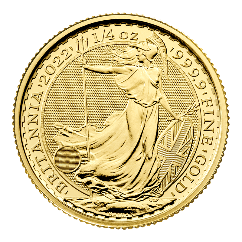 1/4 oz British Britannia Gold Coin