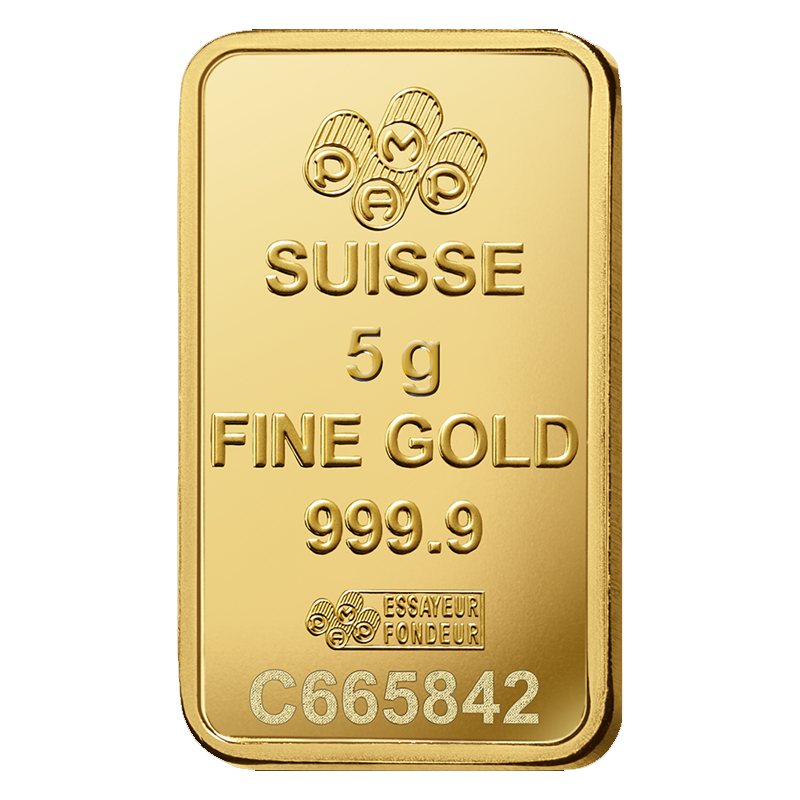 5g PAMP Fortuna Gold Bullion Bar