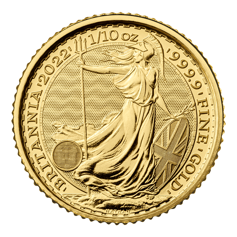 1/10 oz British Britannia Gold Coin