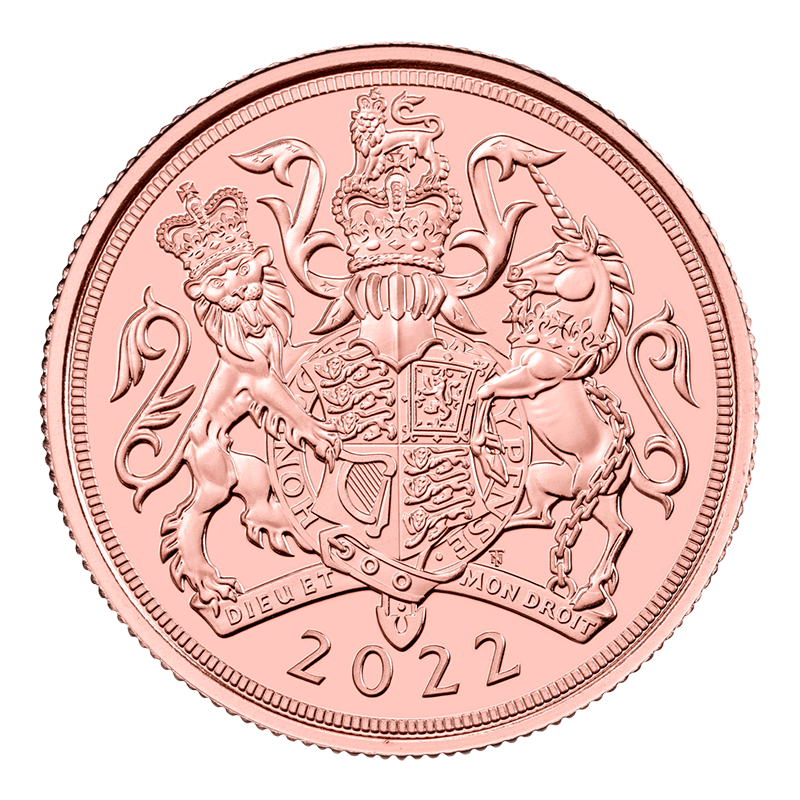 The Double Sovereign Elizabeth  2022 Gold Bullion Coin